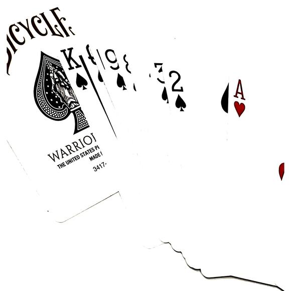 Beautiful Vintage Deck of Warrior Horse Playing Cards in Case~ Like New - Picture 3 of 5